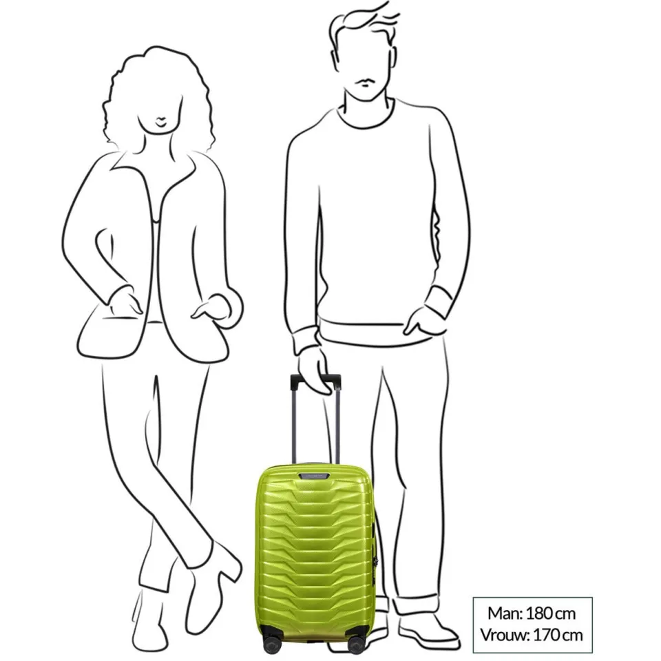 Samsonite Essens handbagagekoffer geel, foto 5