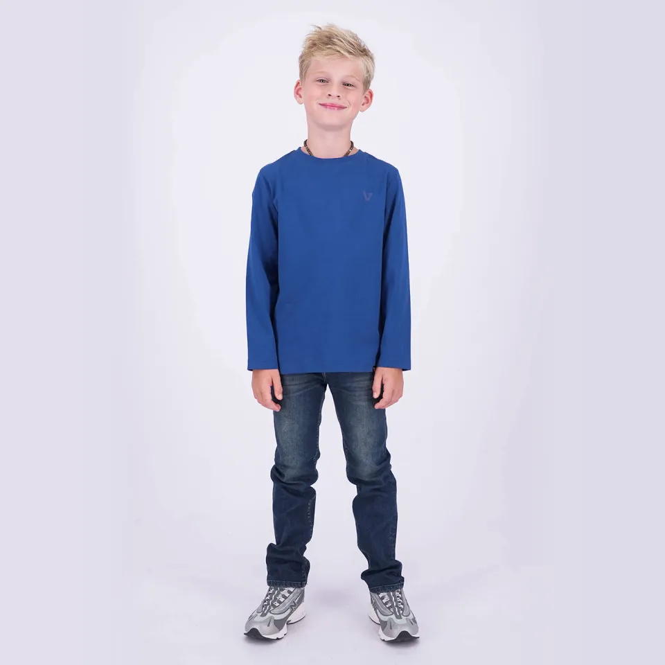 Vingino Dante slim fit jeans - donkerblauw Deep dark