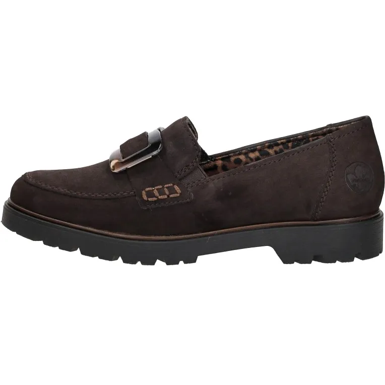 Rieker mocassin donkerbruin, foto 2