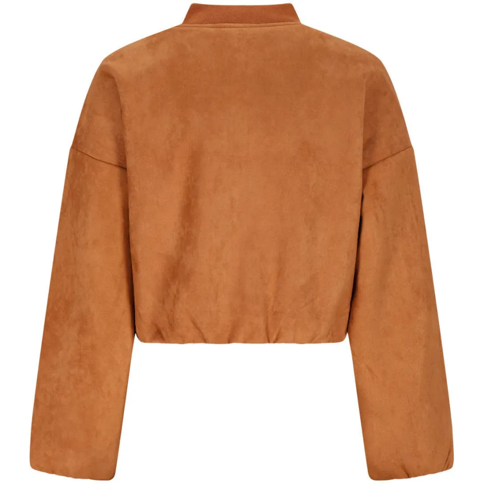 NoBell’ Donna suèdelook jas bruin, foto 3