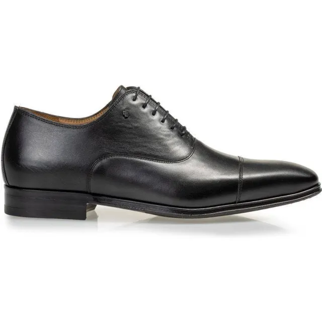 Floris Van Bommel Raffa 02.02 leren veterschoenen zwart