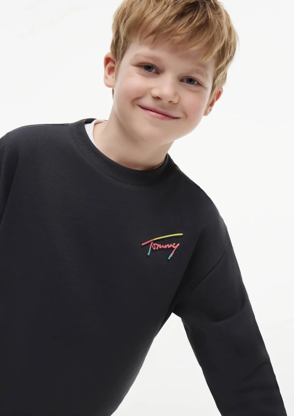 Tommy Hilfiger sweater met backprint - zwart, foto 2