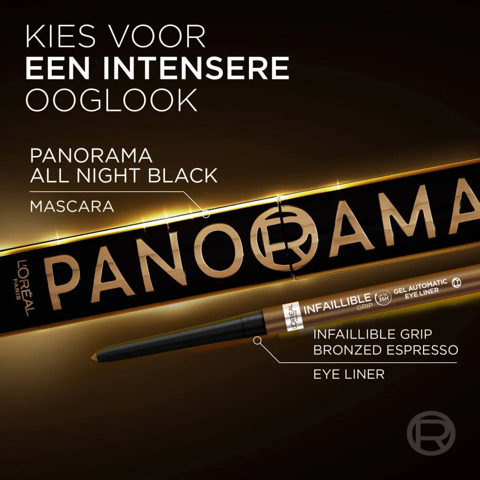 L'oréal Panorama All Night mascara zwart, foto 2
