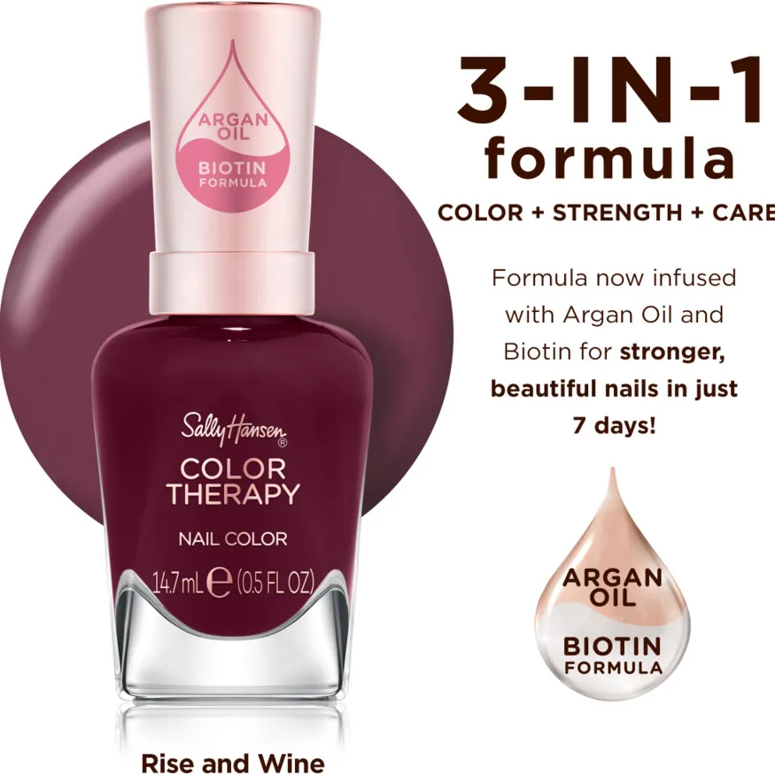 Sally Hansen Color Therapy nagellak 373 Rise and Wine, foto 2
