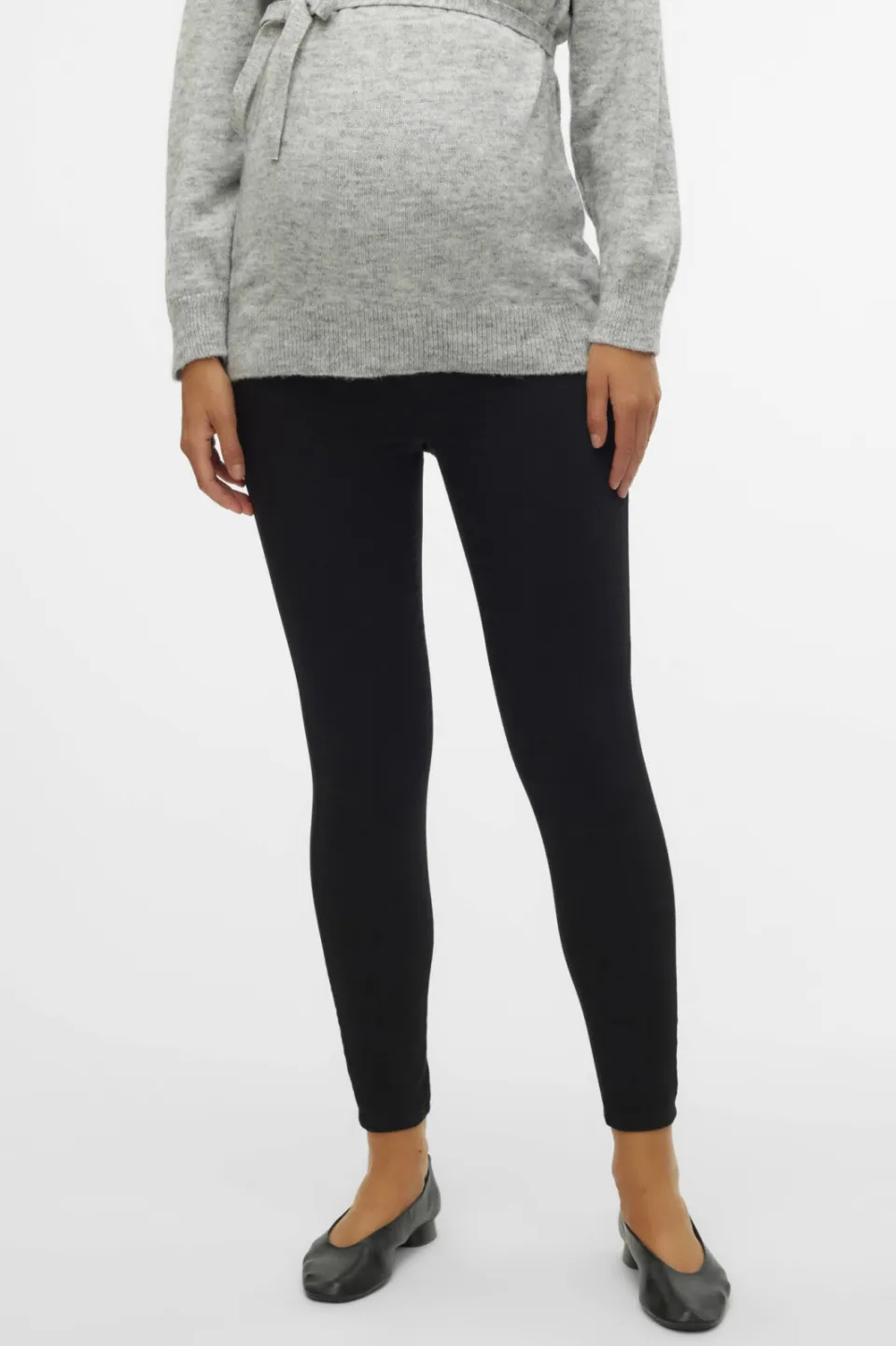 Mamalicious skinny zwangerschapsjeans MLLUCY zwart, foto 5