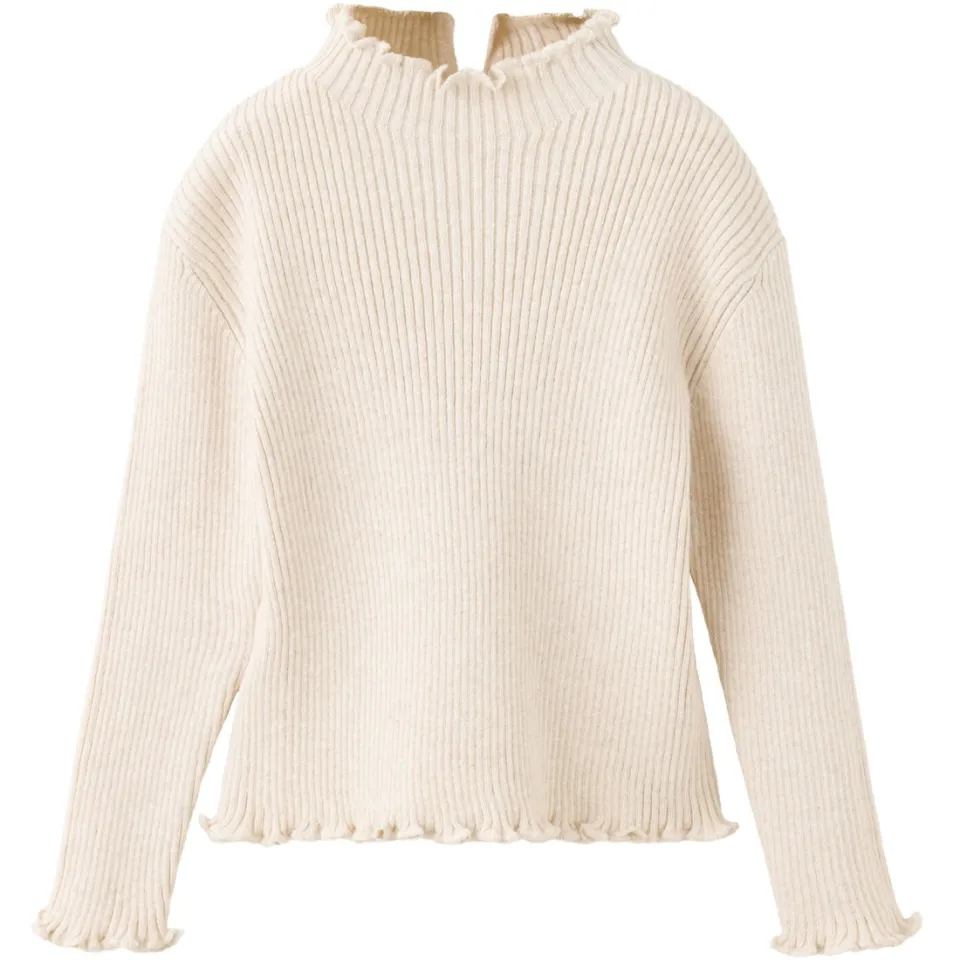 Mango Kids katoenen gebreide trui - beige, foto 2