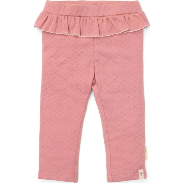 Little Dutch straight legging roze effen, foto 2