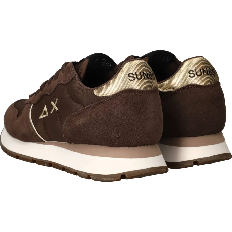 Sun68 Ally Silver Gold sneaker bruin, foto 4