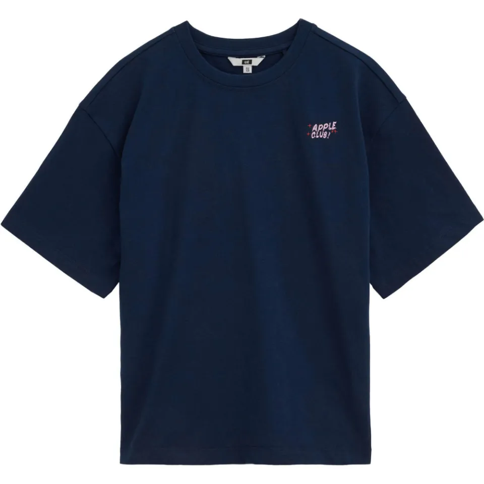WE Fashion T-shirt met backprint donkerblauw, foto 2