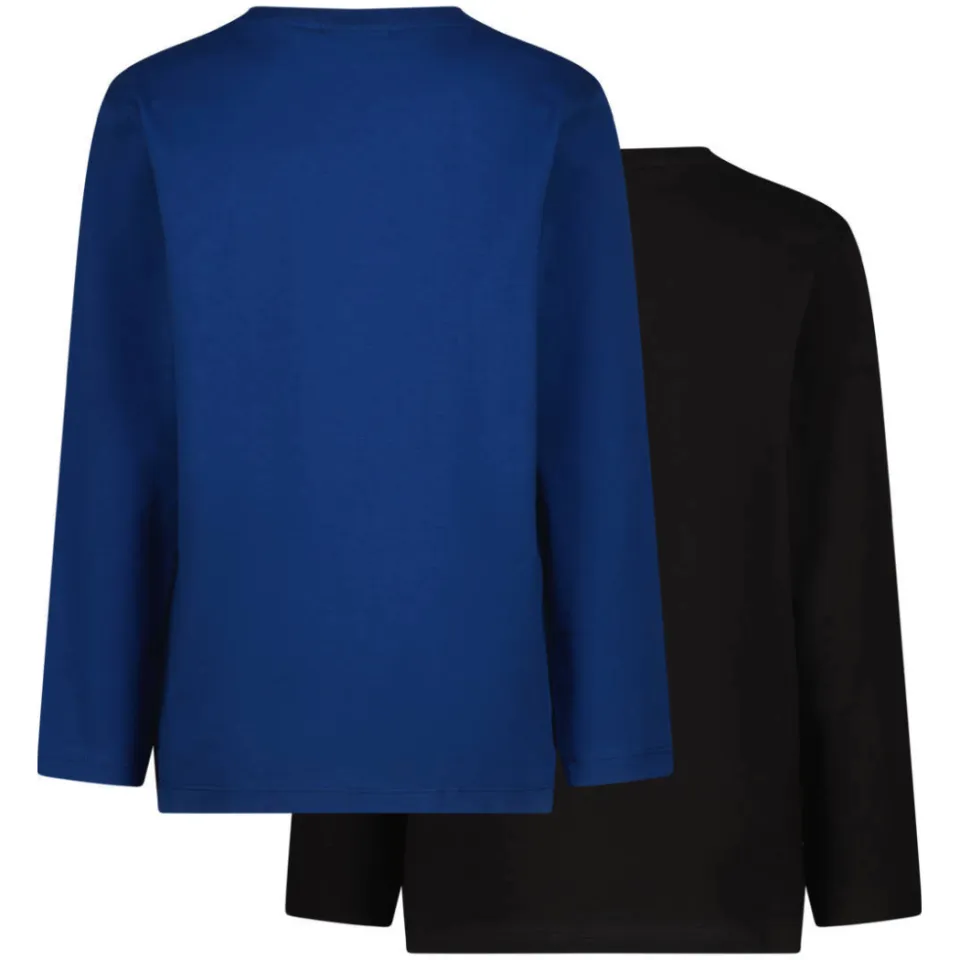 Vingino longsleeves set van 2 zwart hardblauw, foto 3