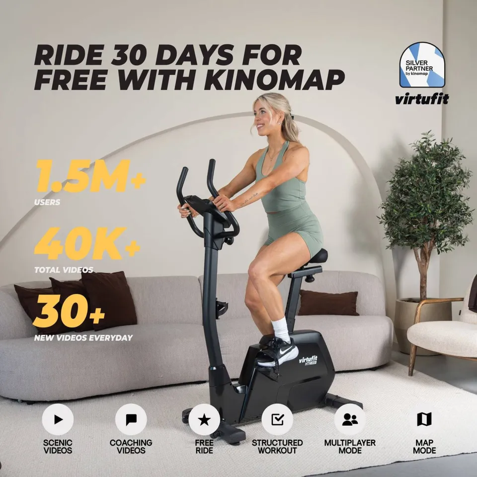 Virtufit RS100 hometrainer zwart, foto 2