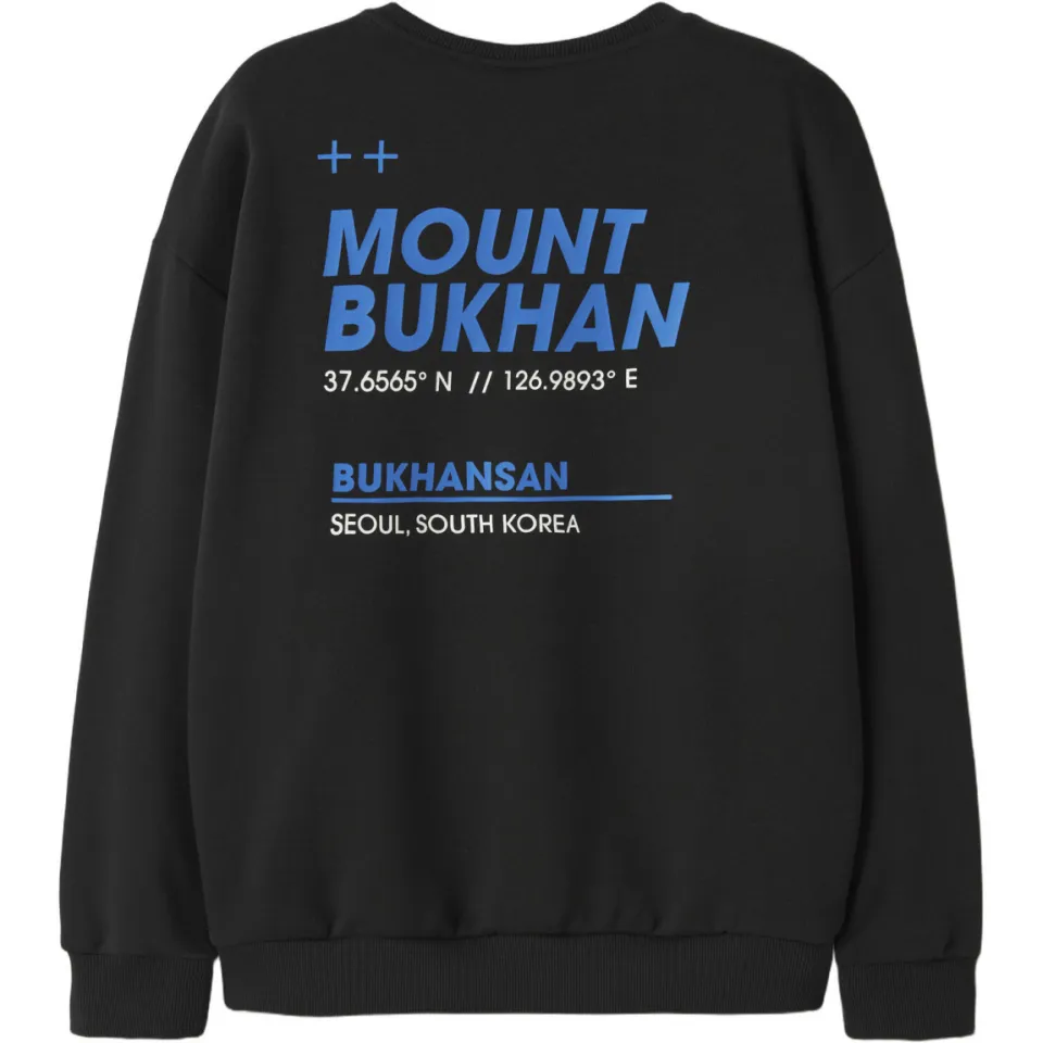 NAME IT KIDS sweater met backprint - zwart/blauw, foto 6