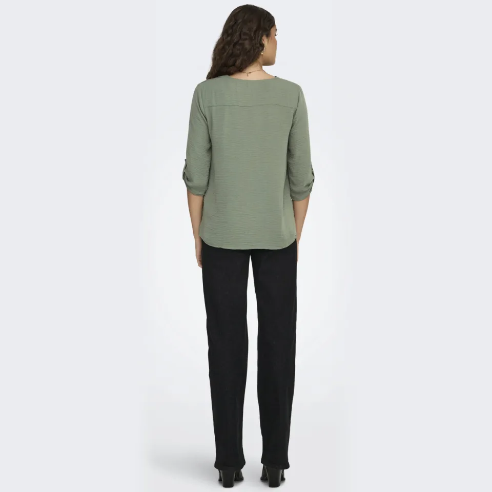JDY JDYDIVYA blousetop lichtgroen sea spray, foto 6