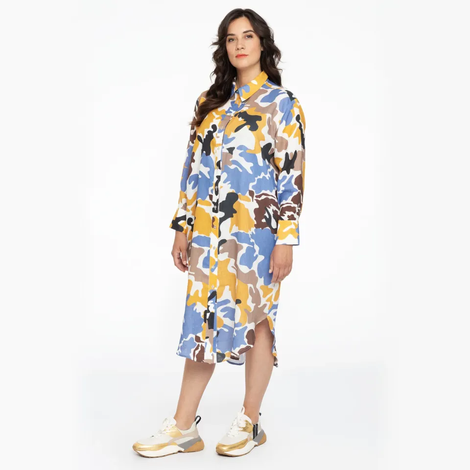 Yoek Nadia blousejurk oker, foto 2
