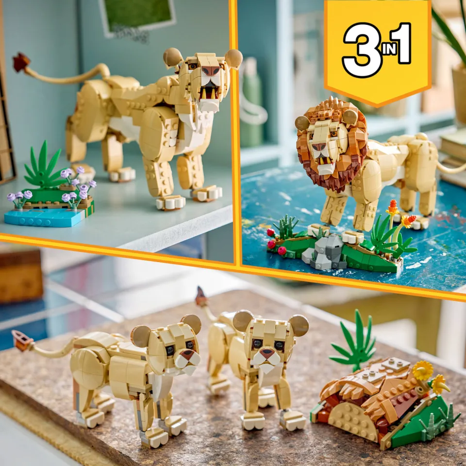 Lego Creator Wilde dieren: majestueuze leeuw 31386, foto 5