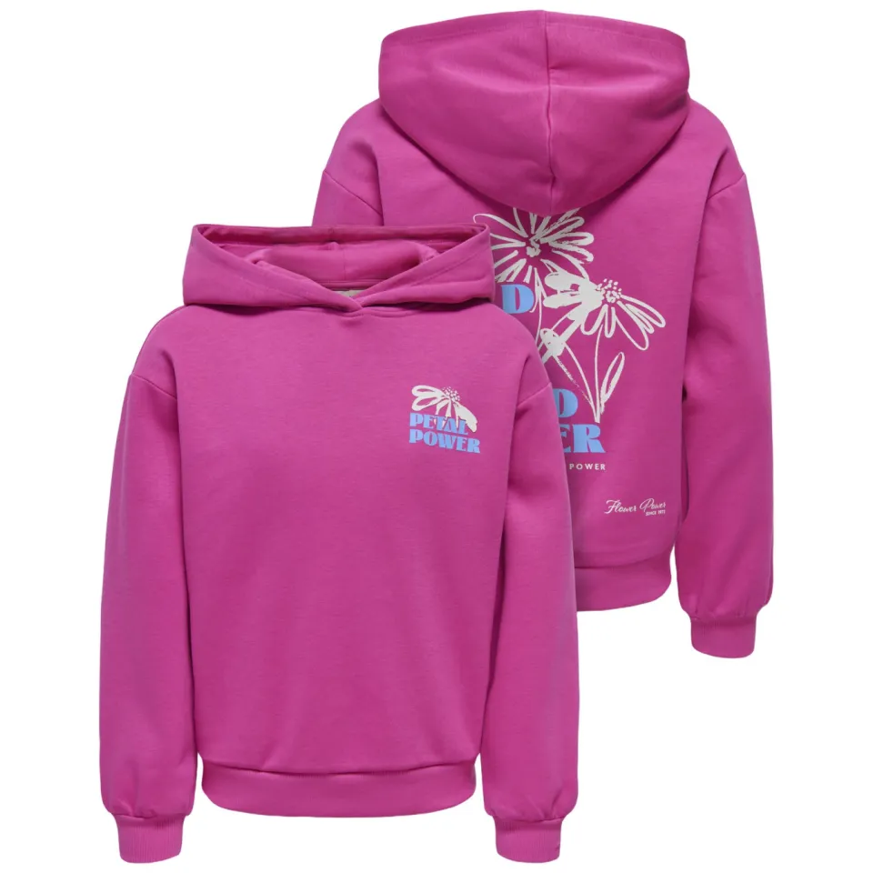 KIDS ONLY GIRL hoodie met backprint - fuchsia, foto 2