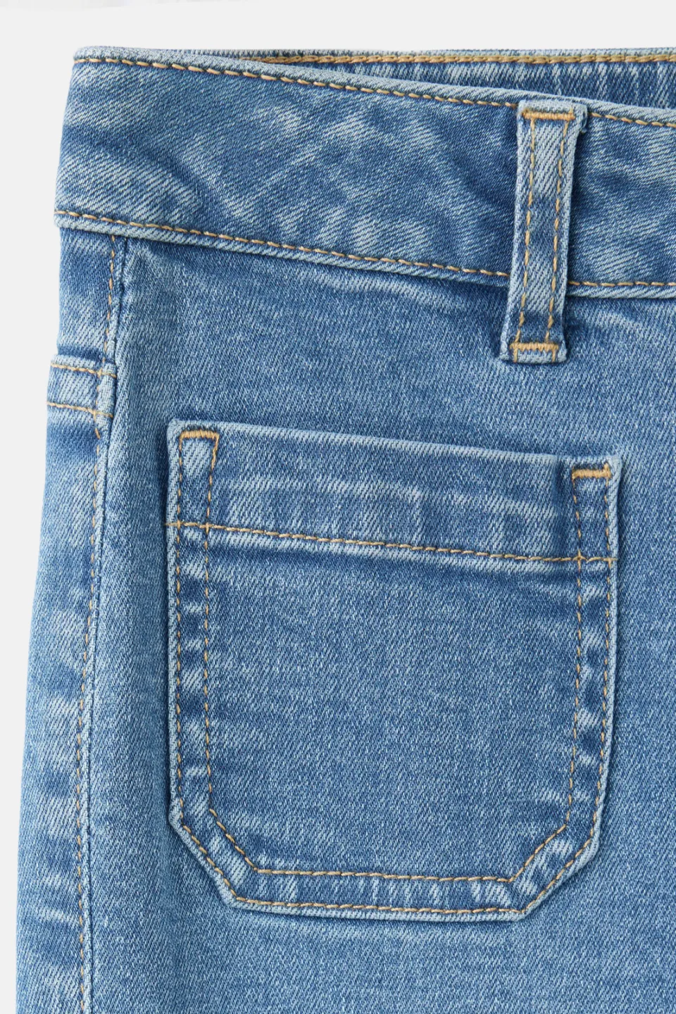 Mango Kids flared jeans - changeant blauw, foto 4