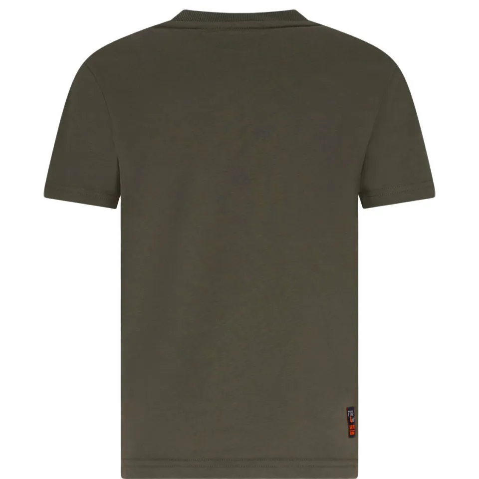TYGO & vito jersey t-shirt olijfgroen, foto 3