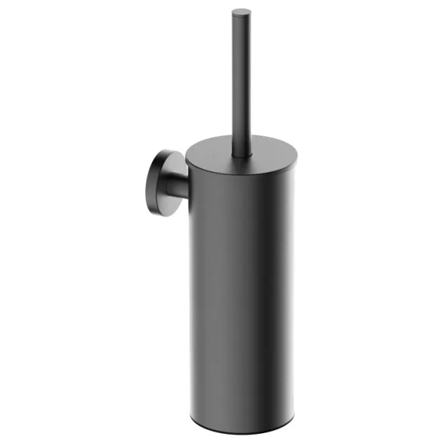 Wiesbaden Alonzo toiletborstel met houder gunmetal