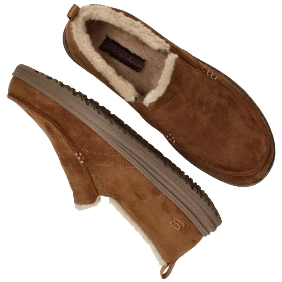 Skechers Melson Willmore pantoffel cognac, foto 4