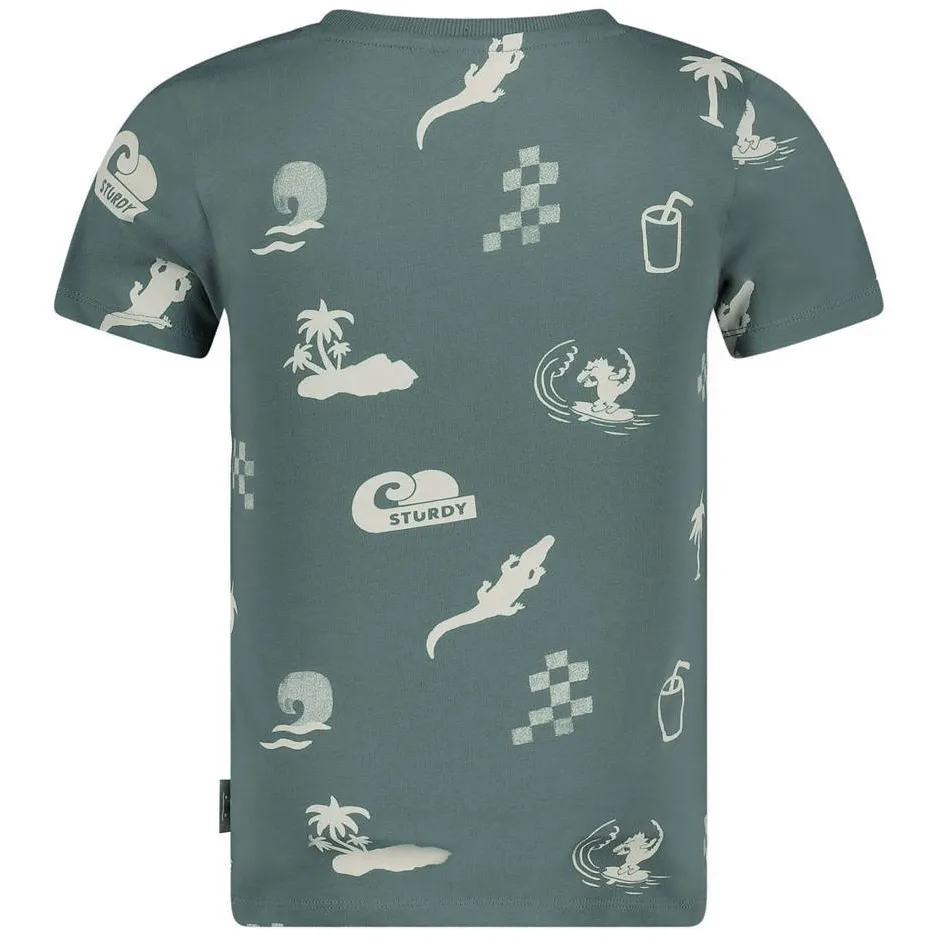 Sturdy Lagoon Legends t-shirt petrol, foto 3