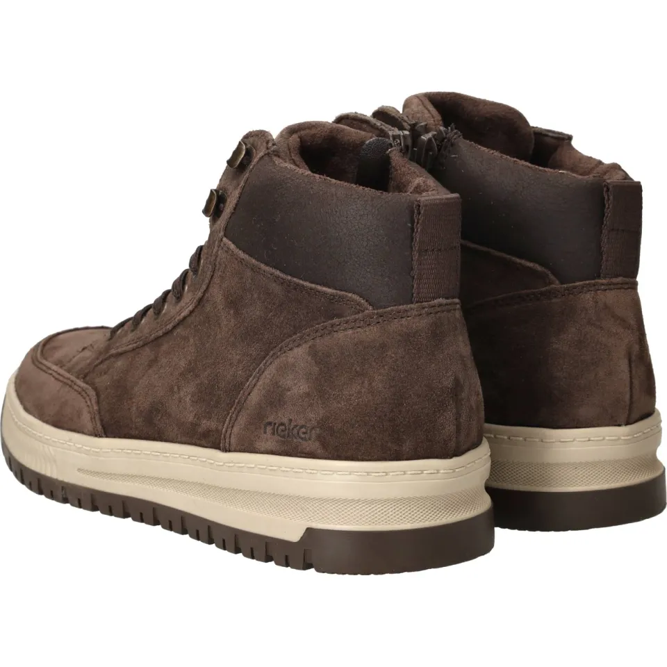 Rieker 299060 hoge sneaker bruin, foto 3