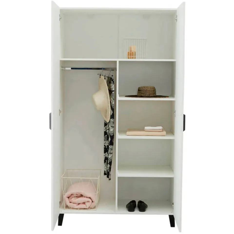 NOUS Living Silk kledingkast antraciet, foto 2