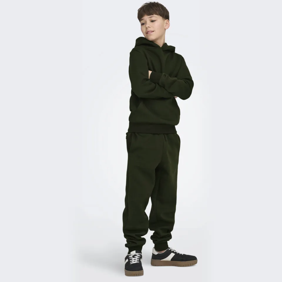 Only & Sons JUNIOR hoodie donkergroen