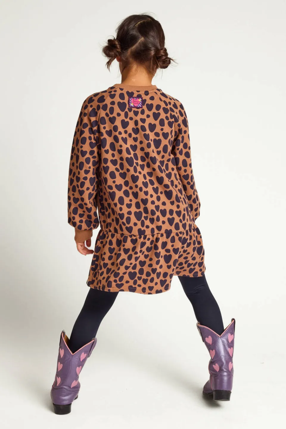 LOOXS little sweatjurk met panterprint bruin, foto 6