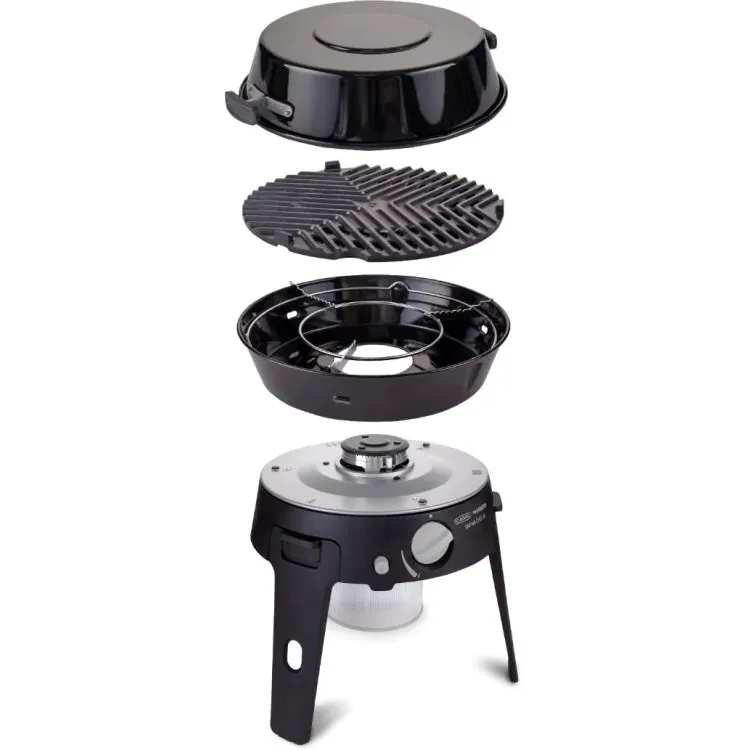 Cadac Safari Chef 30 HP Combo gasbarbecue zwart, foto 2