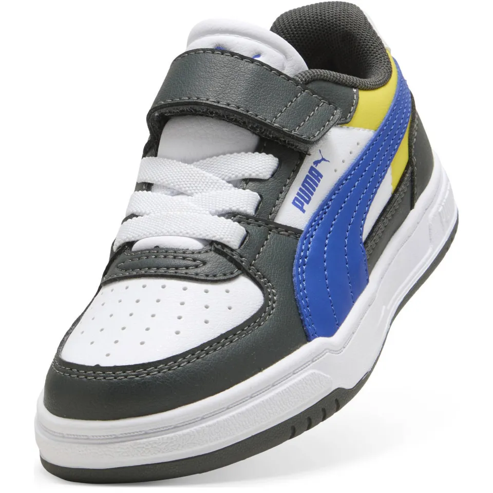Puma Caven III Block sneakers grijs/kobaltblauw/wit, foto 4