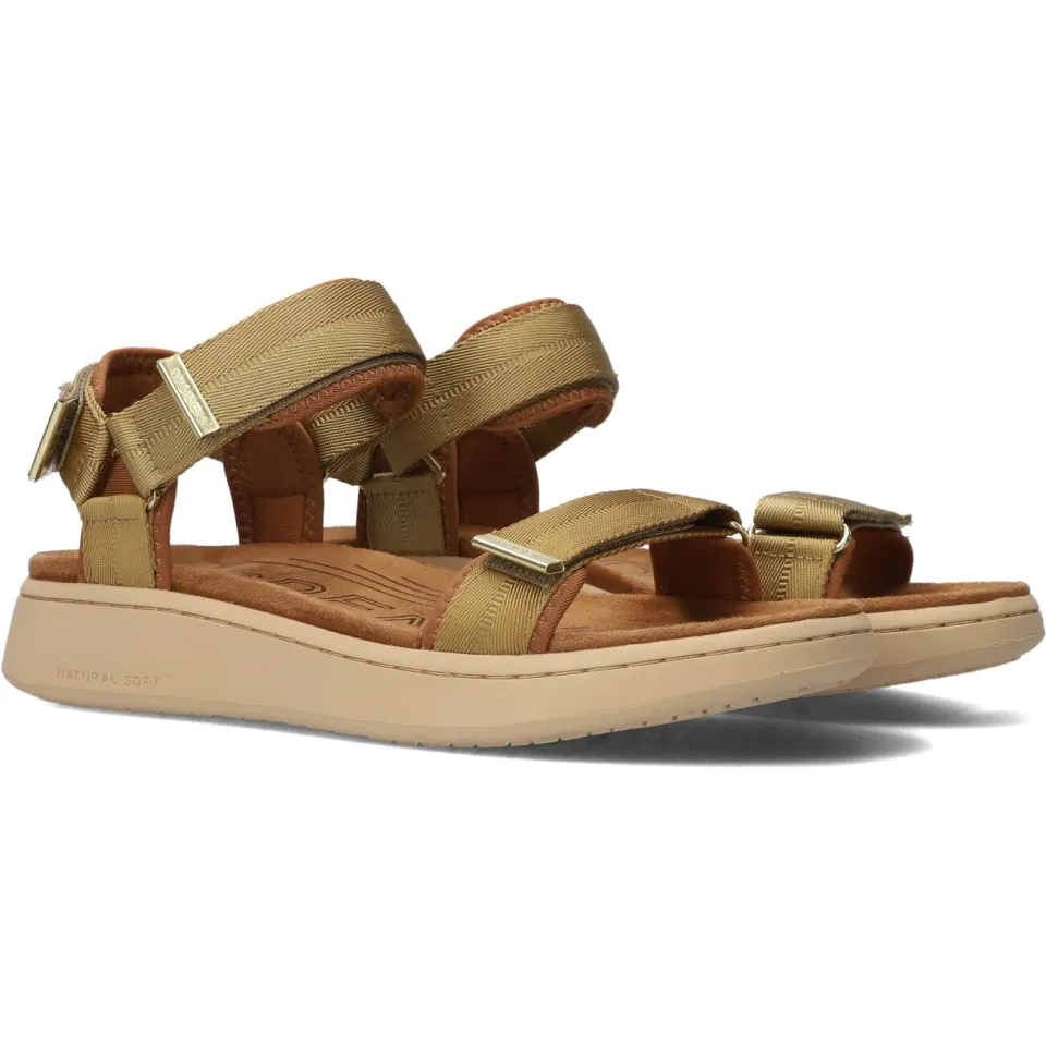 Woden Sandalen Line Camel, foto 3