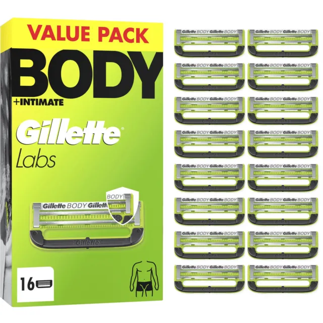 Gillette Labs Body+ Intimate Scheermesjes 16 stuks