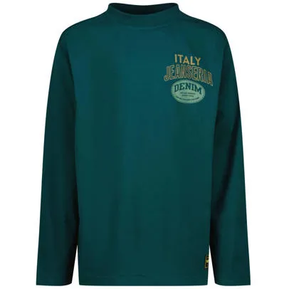 Vingino longsleeve met backprint donkergroen
