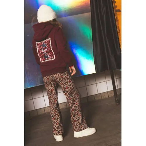 TYGO & vito hoodie met backprint - donkerrood, foto 4
