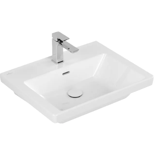 Villeroy & Boch Wastafel Villeroy & Boch Subway 3.0 47x60x16.5 cm Wit Alpin