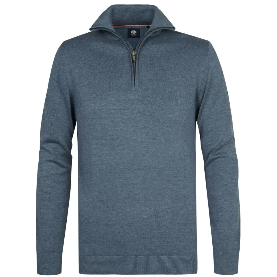 Petrol Industries regular fit gebreide trui - blauw, foto 2