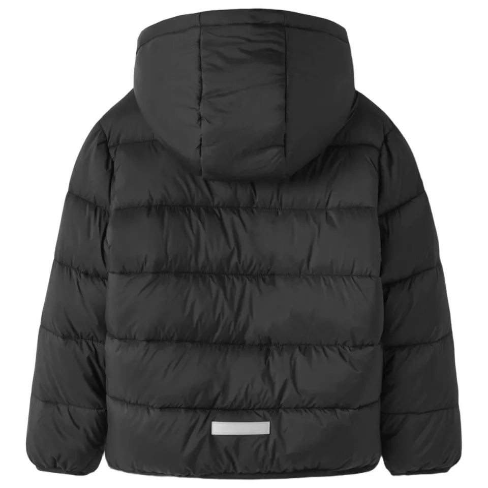 NAME IT KIDS gewatteerde winterjas zwart, foto 4