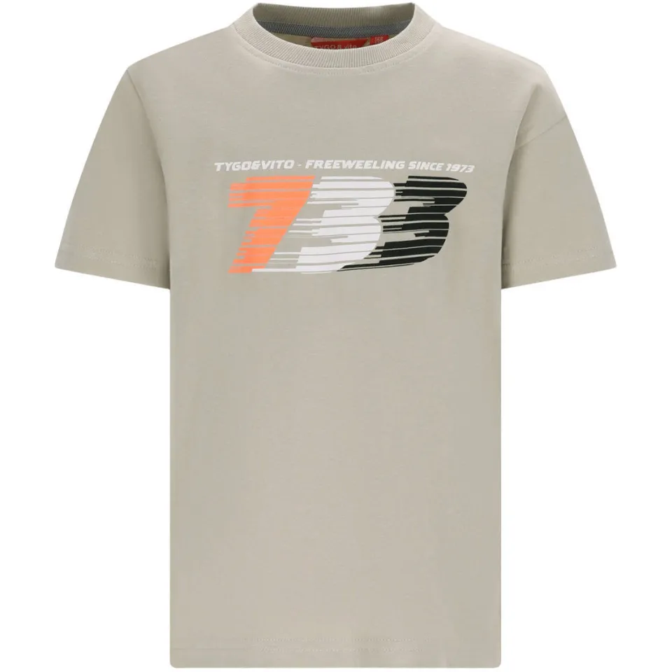 TYGO & vito jersey t-shirt grijs, foto 2
