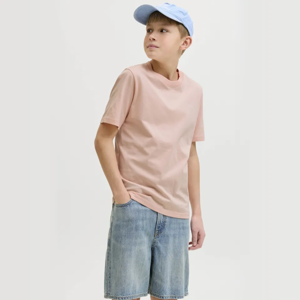 Jack & Jones Junior T-shirt met backprint roze, foto 4