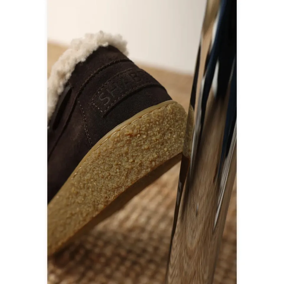 Shabbies Amsterdam Chewy Moccasin veterschoen donkerbruin bruin, foto 8
