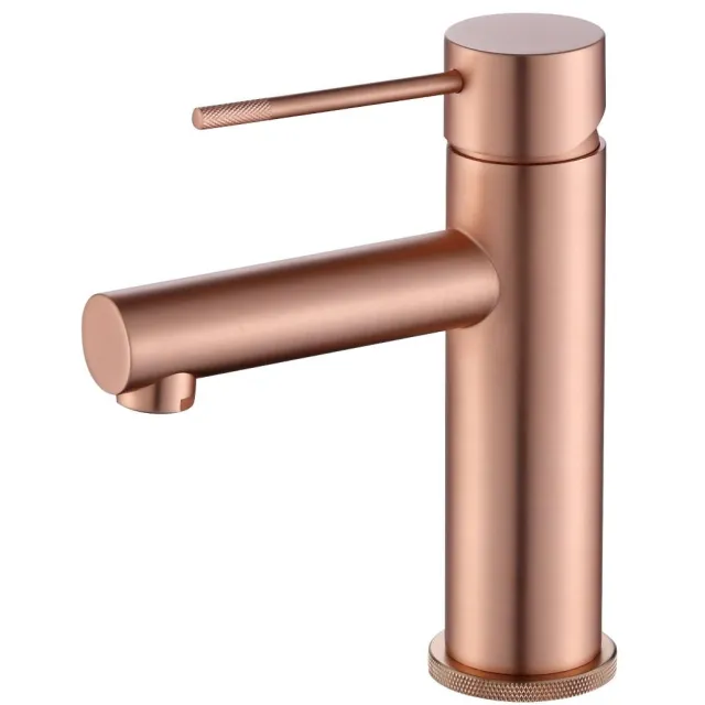 Best Design Lyon wastafelmengkraan 1-hendel mat rose goud