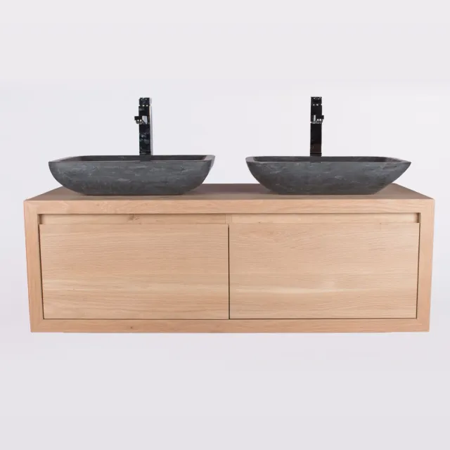 Casajoy City badkamermeubel 120 cm eiken