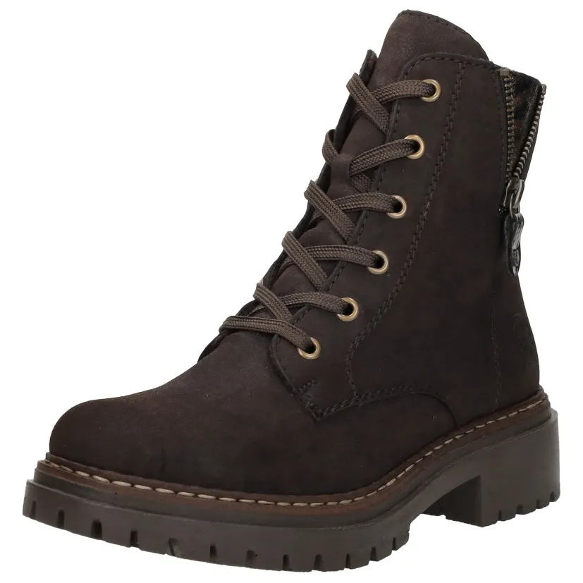 Rieker 7261725 veterboot donkerbruin, foto 4