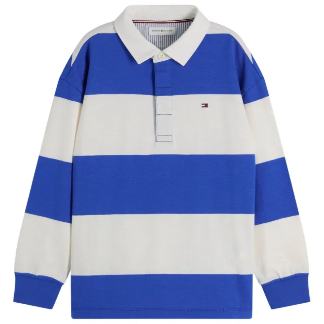 Tommy Hilfiger gestreepte polo - blauw, foto 2