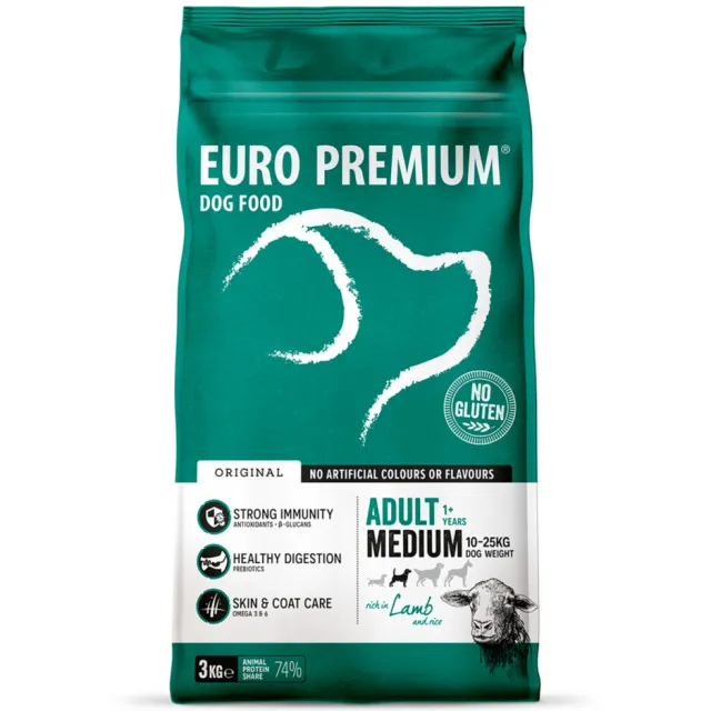 Euro Premium Euro-Premium Adult Medium Lam - Rijst 3 kg