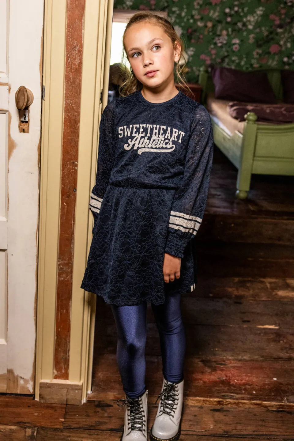 LOOXS little skinny legging donkerblauw, foto 5