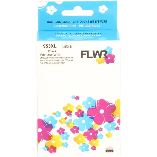 FLWR HP 953XL zwart (Huismerk (compatible))