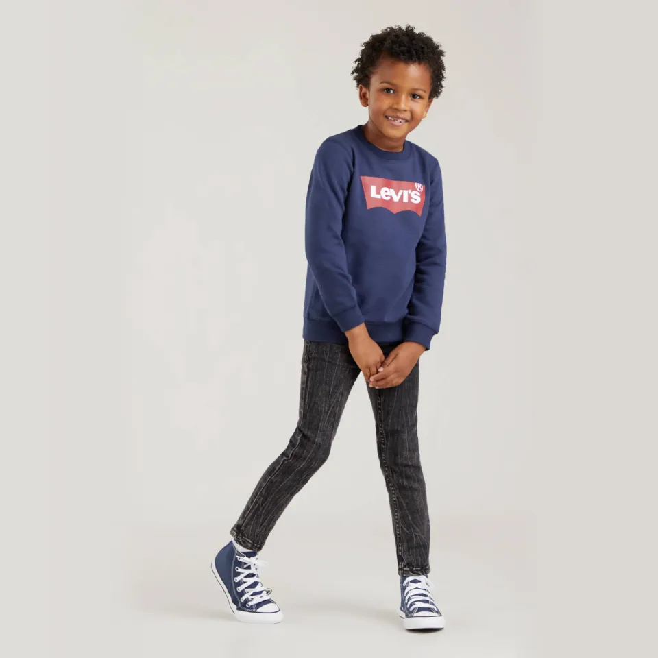 Levi's Kids sweater Batwing met logo donkerblauw, foto 3