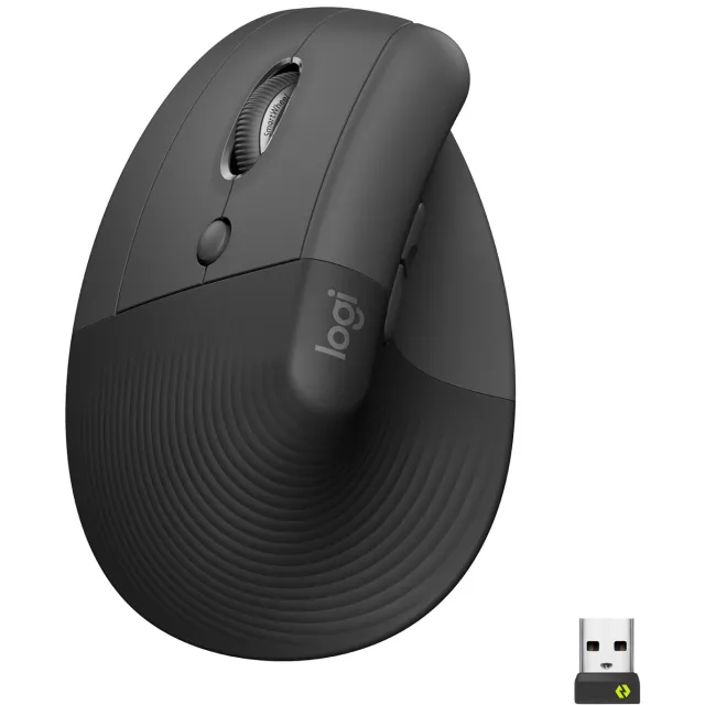 Logitech Lift left verticale muis grijs